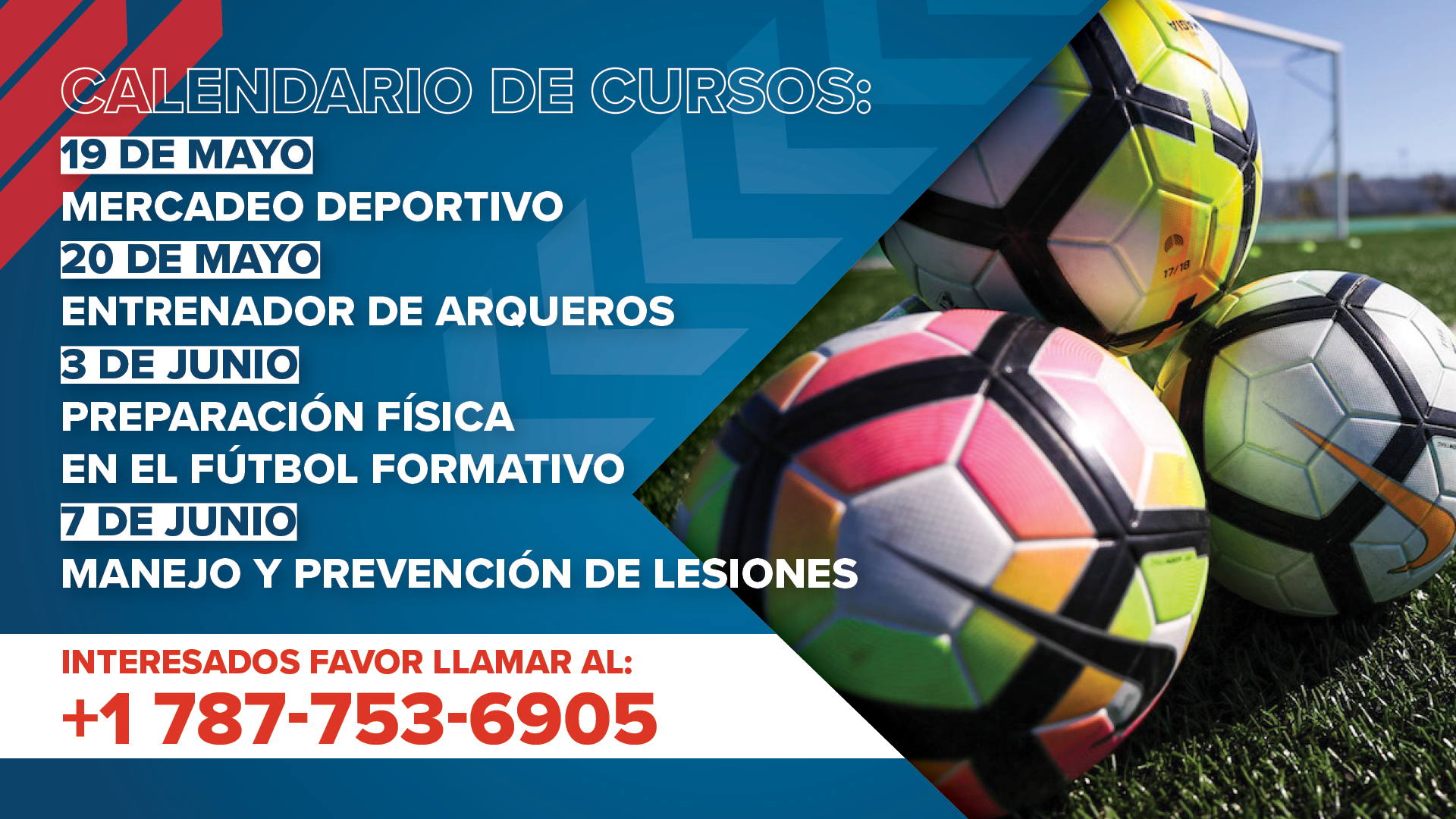 Inscripciones - Curso de Entrenador de Fútbol Profesional