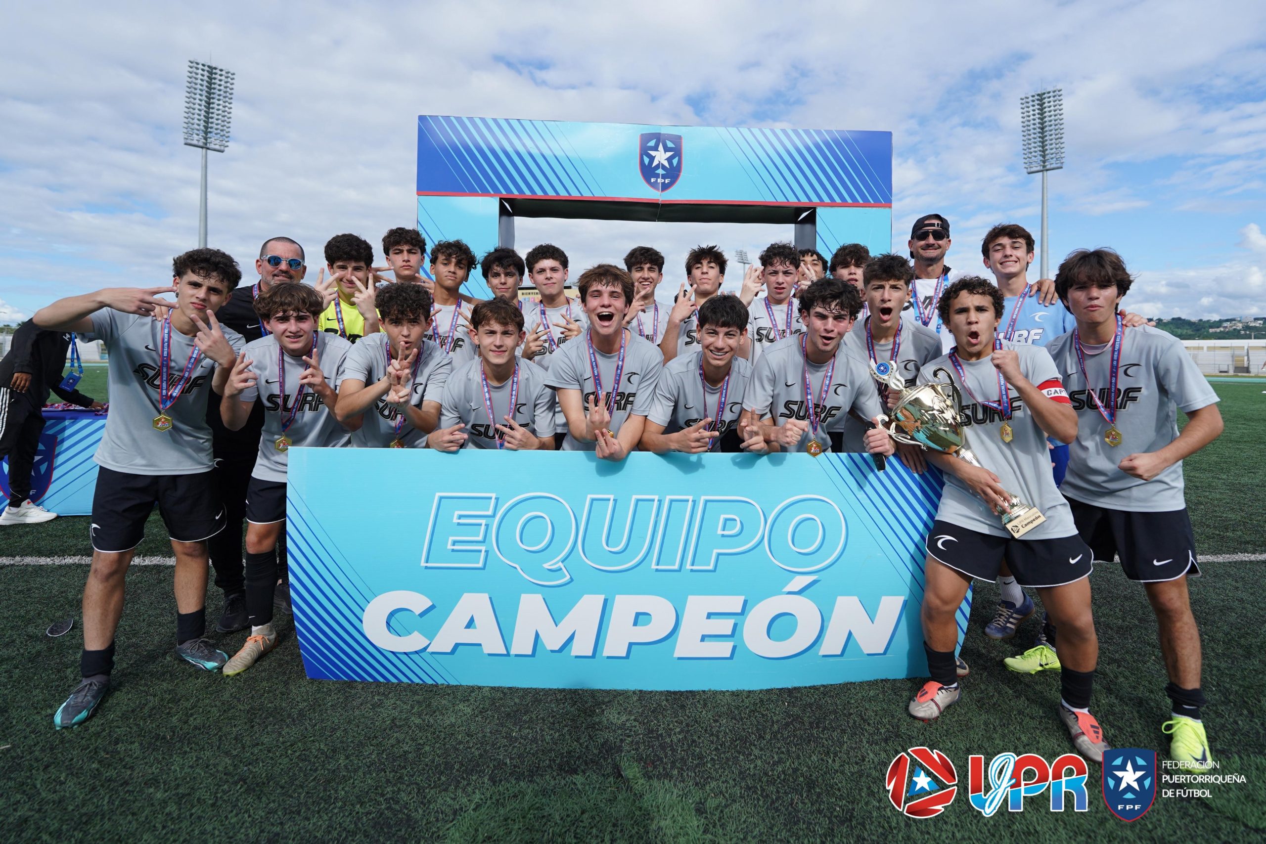 Puerto Rico Surf campeón de la U17 de la LJPR, venció en la final a Academia Quintana por 4 a 1  